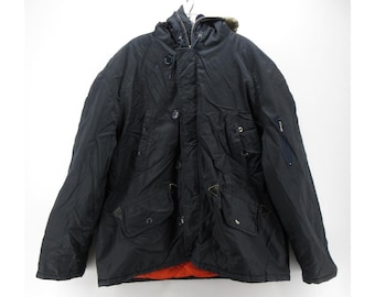 Vintage 70s N3-B Style Parka Jacket YOUTH XL, Adult XS Original