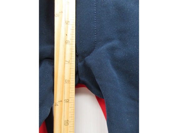 VINTAGE Roffe Pants Girls 12 Red Wool Ski Snow An… - image 4