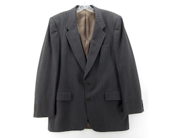 Vintage Christian Dior Monsieur Sport Coat Blazer Mens Brown