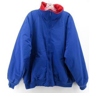 Veste Blazer Daim Vintage Rouge St John's Bay - Taille M - Cuir Classique Femme