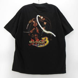 VINTAGE Onimusha Shirt XL Capcom 3 Demon Siege Video Game Promo Y2K