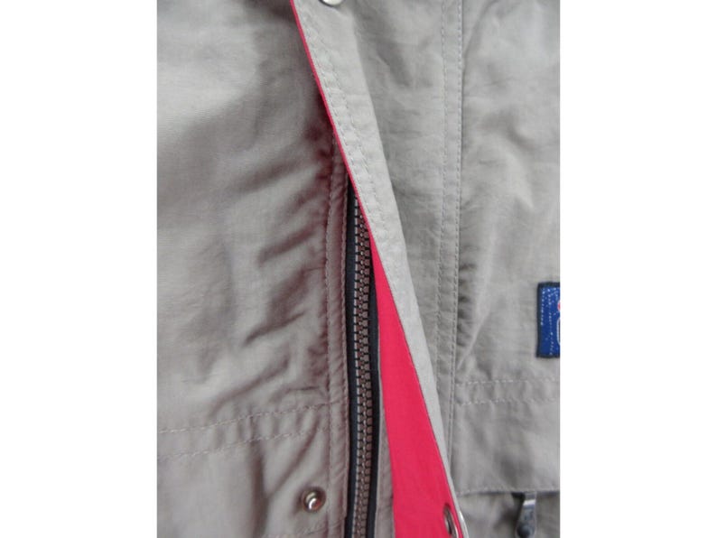 VINTAGE Fila Vest medium alpineski-jas wandelen jaren 90 met fleece gevoerd * afbeelding 7