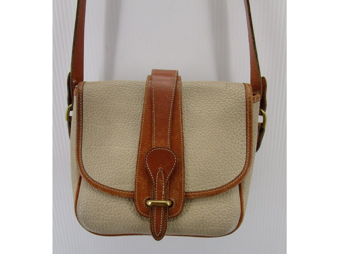 VINTAGE Dooney Bourke Bag All Weather Leder gekrispelt Crossbody Etsy