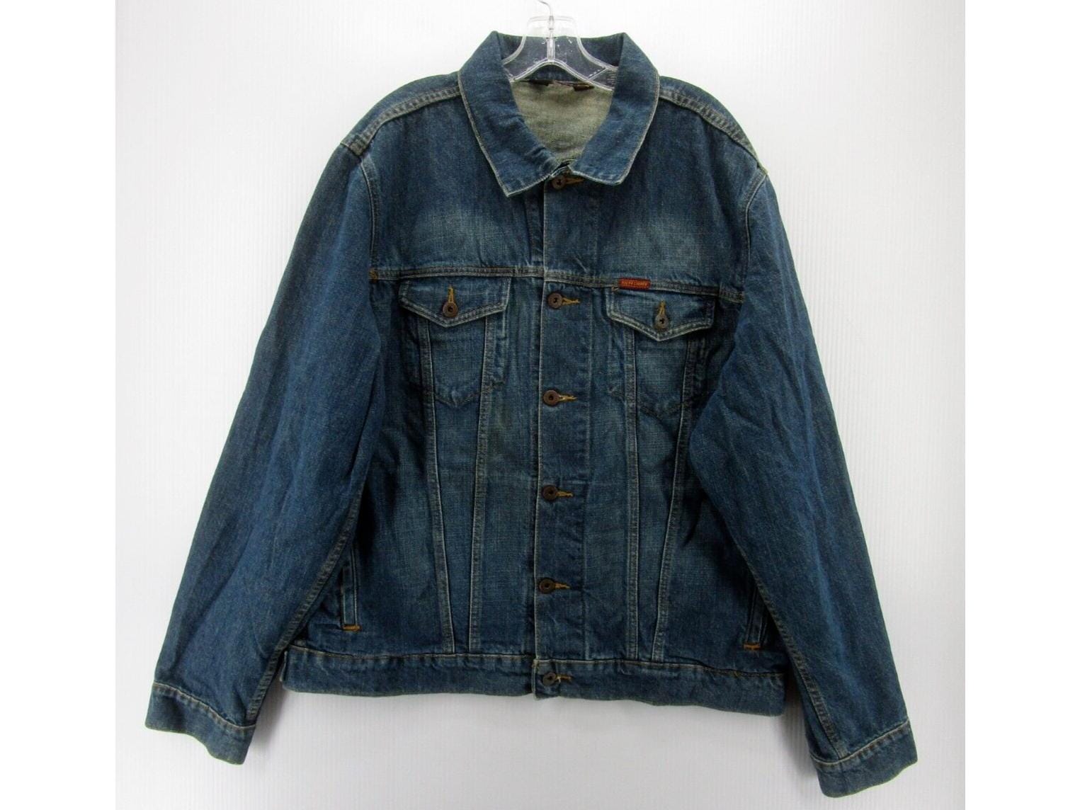 N*O様 90s Ralph Lauren TRUCKER JACKET VINTAGE Ralph Lauren Polo Jacket XL Trucker Jean Coat Moto Denim