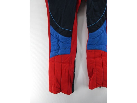 VINTAGE Roffe Pants Girls 12 Red Wool Ski Snow An… - image 2