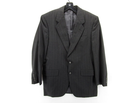 Loro Piana 90s Hickey Freeman ストライプテーラード New Hickey Freeman Jacket A7 MJK1523 Loro Piana Fabric