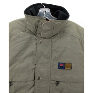 VINTAGE Fila Vest medium alpineski-jas wandelen jaren 90 met fleece gevoerd * afbeelding 2
