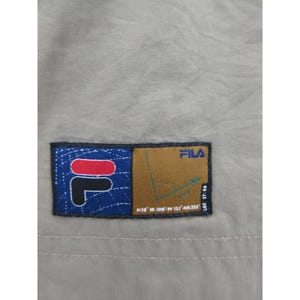 VINTAGE Fila Vest medium alpineski-jas wandelen jaren 90 met fleece gevoerd * afbeelding 3