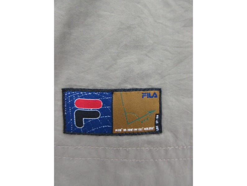 VINTAGE Fila Vest medium alpineski-jas wandelen jaren 90 met fleece gevoerd * afbeelding 3
