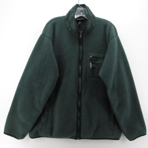 VINTAGE Patagonia Jacket XL Forest Synchilla Retro Fleece Pile 90s