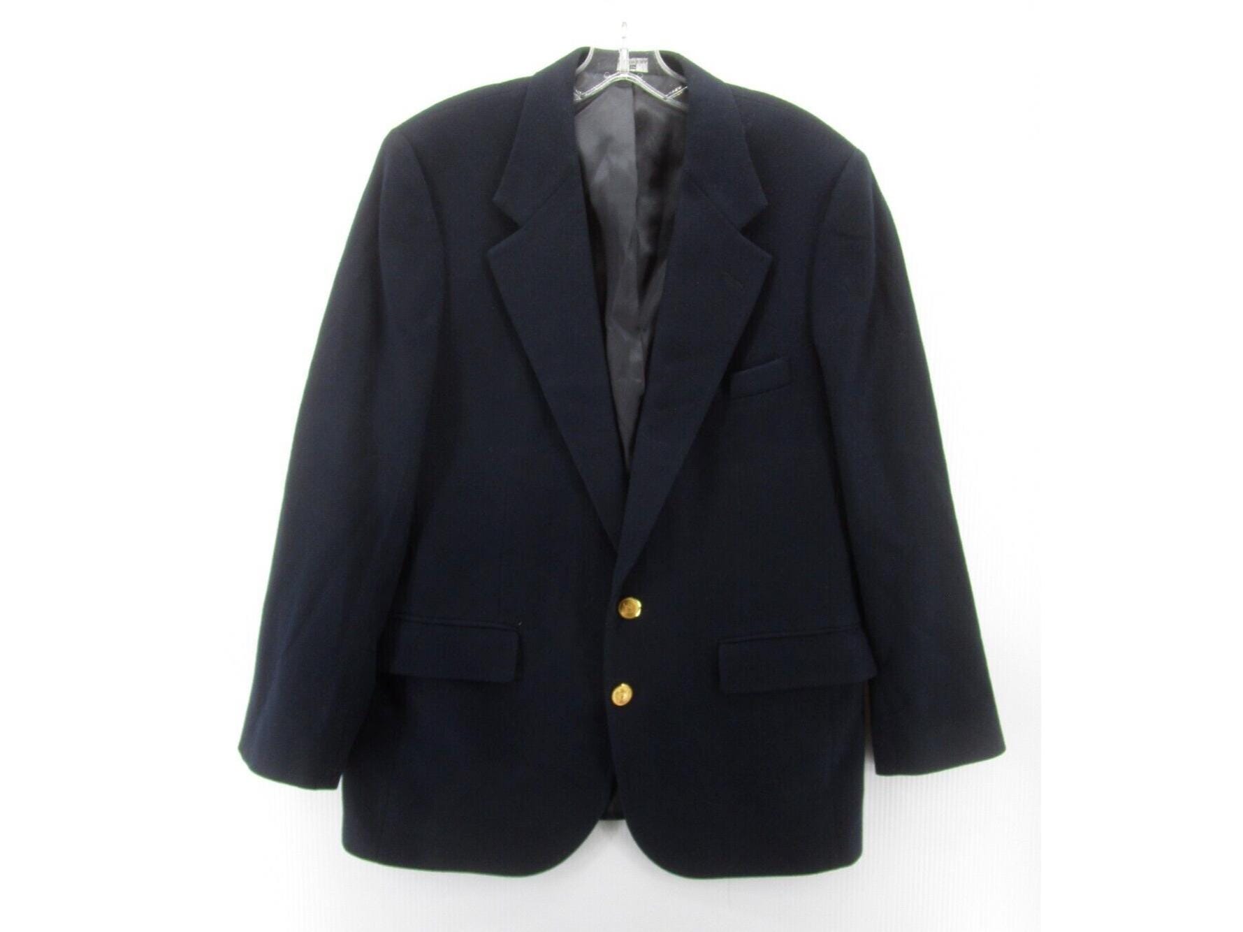 Ralph lauren navy blazer replacement gold buttons best sale