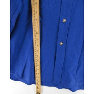 VINTAGE Pendleton Shirt XL Virgin Wool 80s 90s Suede Elbow Patches * image 6