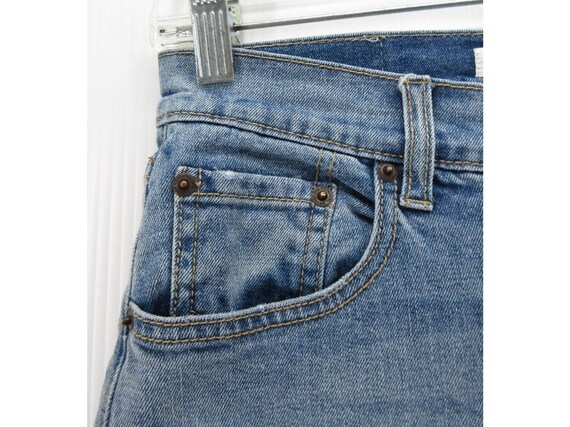 Mous sy Vintage Jeans 25 Skinny Whiskered Denim Cowhide Leather Patch View 3