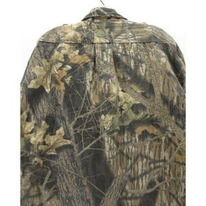 Camisa Mossy Oak VINTAGE XL Treestand Camo Hunting MAD Calls Military imagen 10
