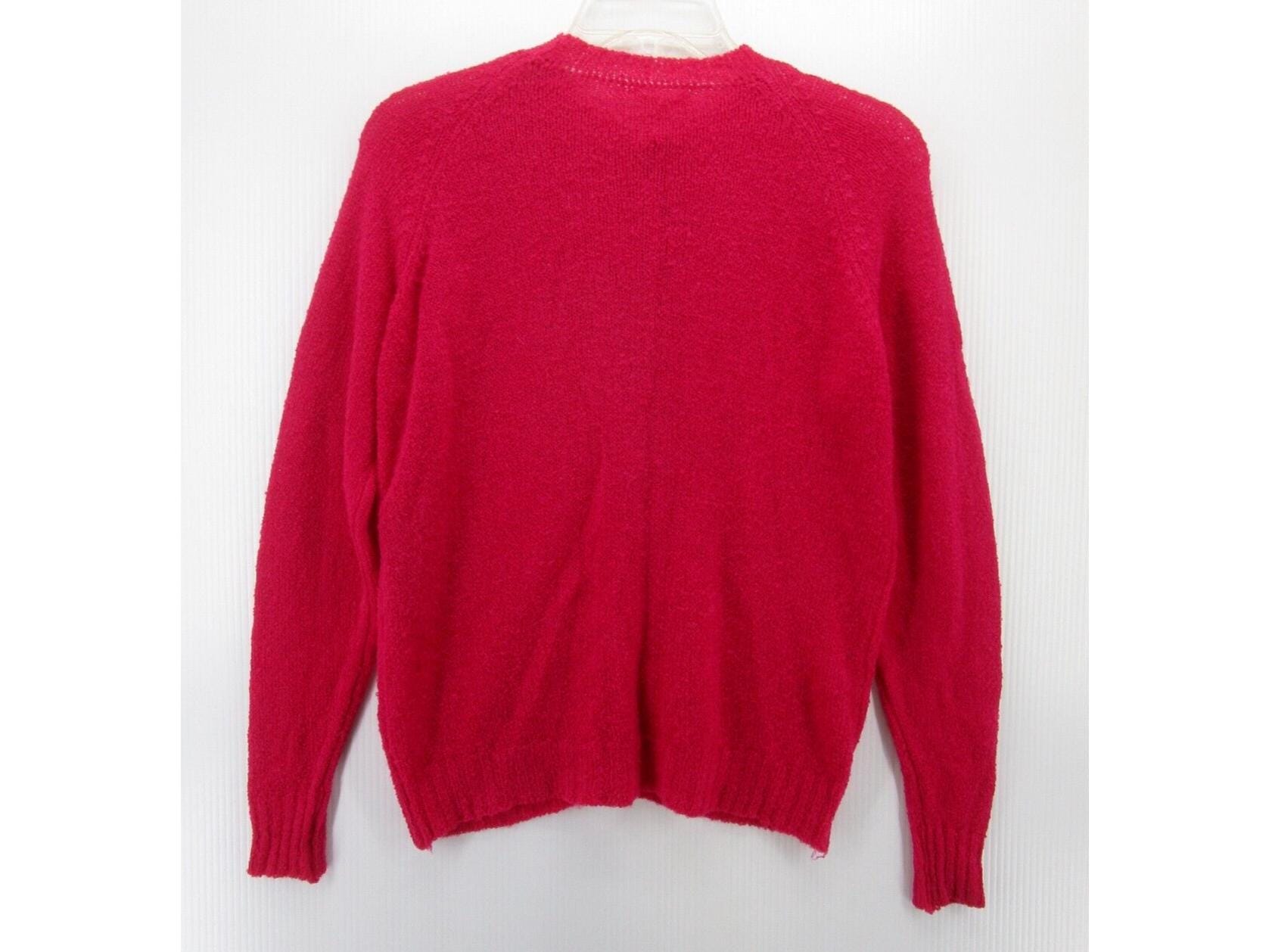 VINTAGE Pendleton Sweater 38 Virgin Wool Cardigan 60s 70s Button
