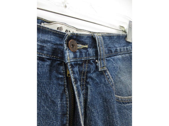 VINTAGE Avirex Jeans 32X32 Baggy Denim Hip Hop Skater Loose Faded Y2K View 2