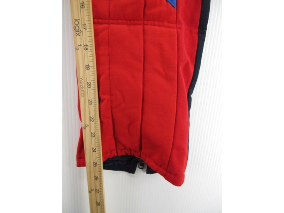VINTAGE Roffe Pants Girls 12 Red Wool Ski Snow An… - image 5