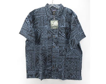 VINTAGE Patagonia Shirt XL Hawaiian Loop Collar Camp Floral Aloha NEW