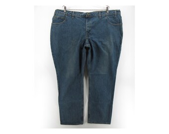 Bills Khakis Jeans 44X32 Straight Denim Classic Fit Vintage Wash NEW