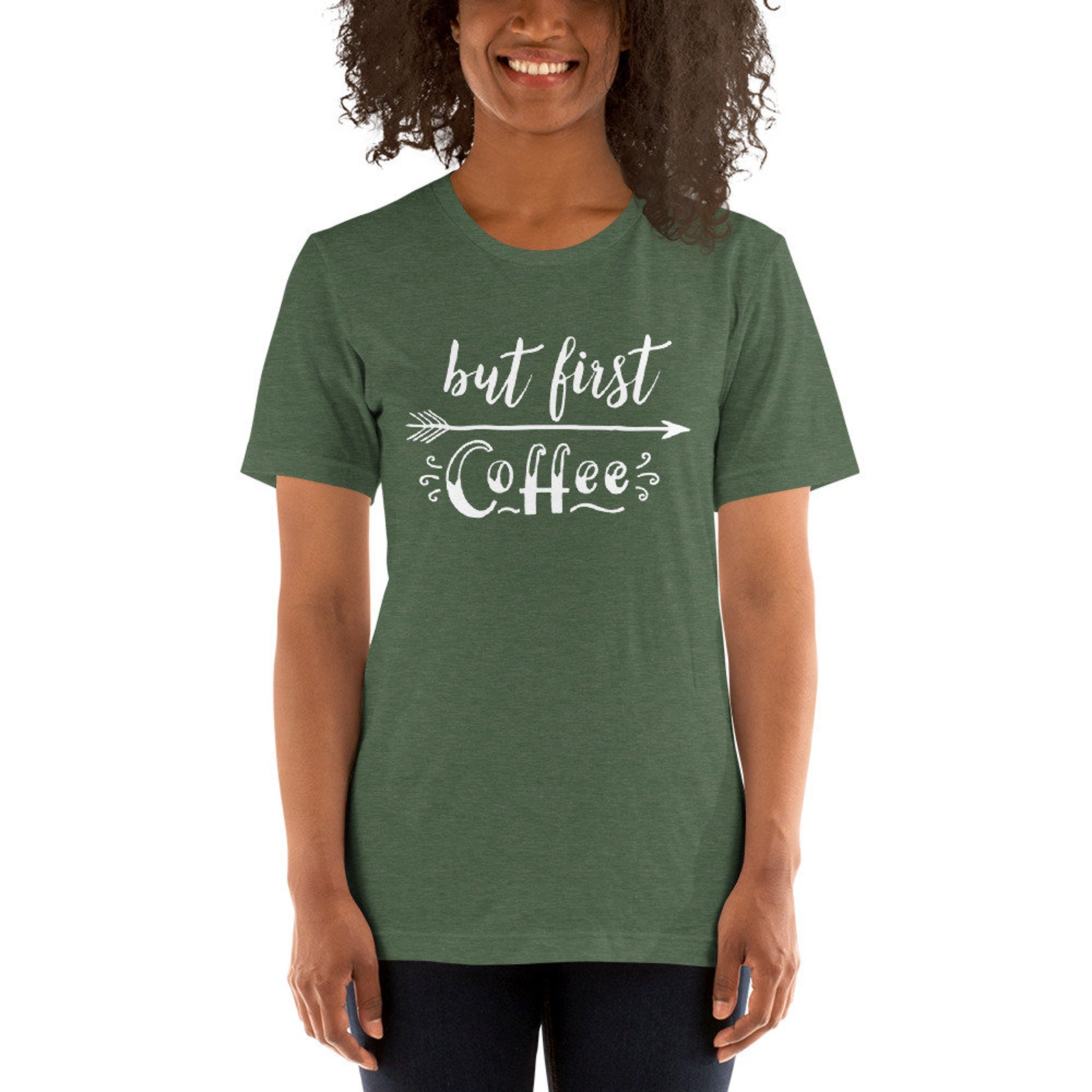 Coffee TShirt But First Coffee Shirt Cute Coffee Shirt Coffee Etsy