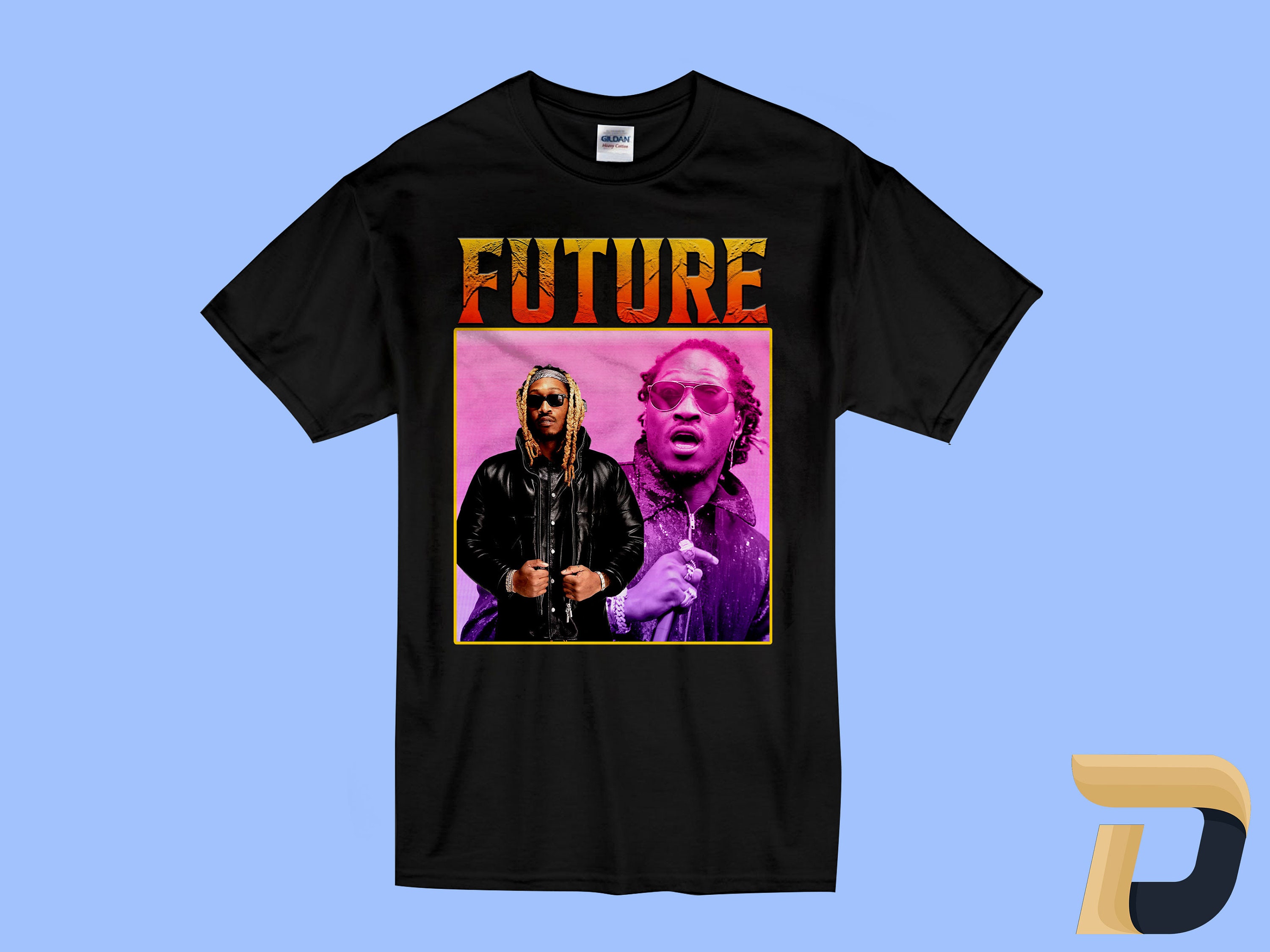 Future Rapper Vintage Raptee T-Shirt Rapper Shirt Short Sleeve | Etsy
