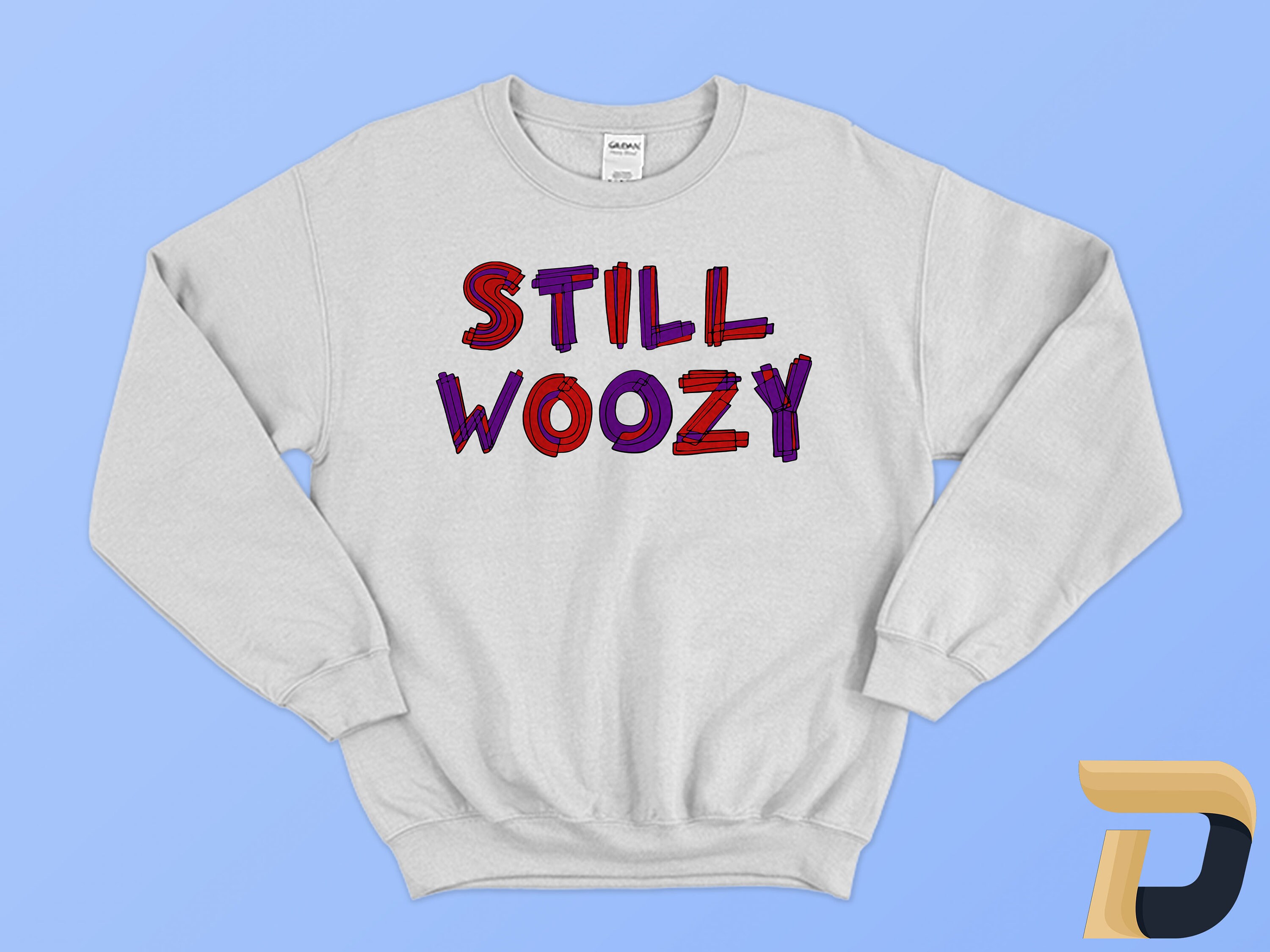 Still Woozy Logo Sweatshirt Still Woozy Shirt Indie Pop Music Etsy