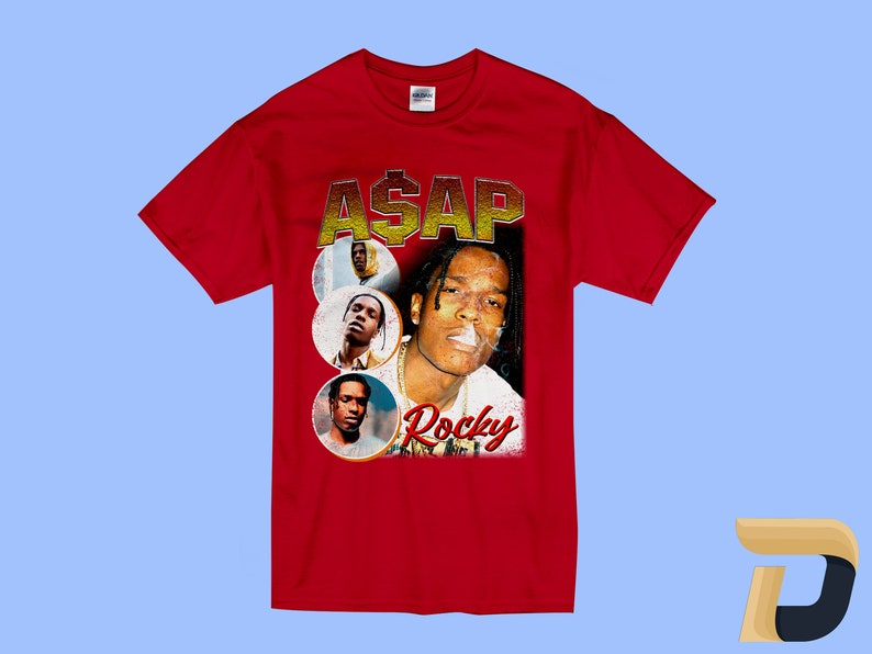 ASAP Rocky Vintage T-Shirt Asap Rocky Shirt Asap Rocky Vintage 90/'s Rap Bootleg Shirt
