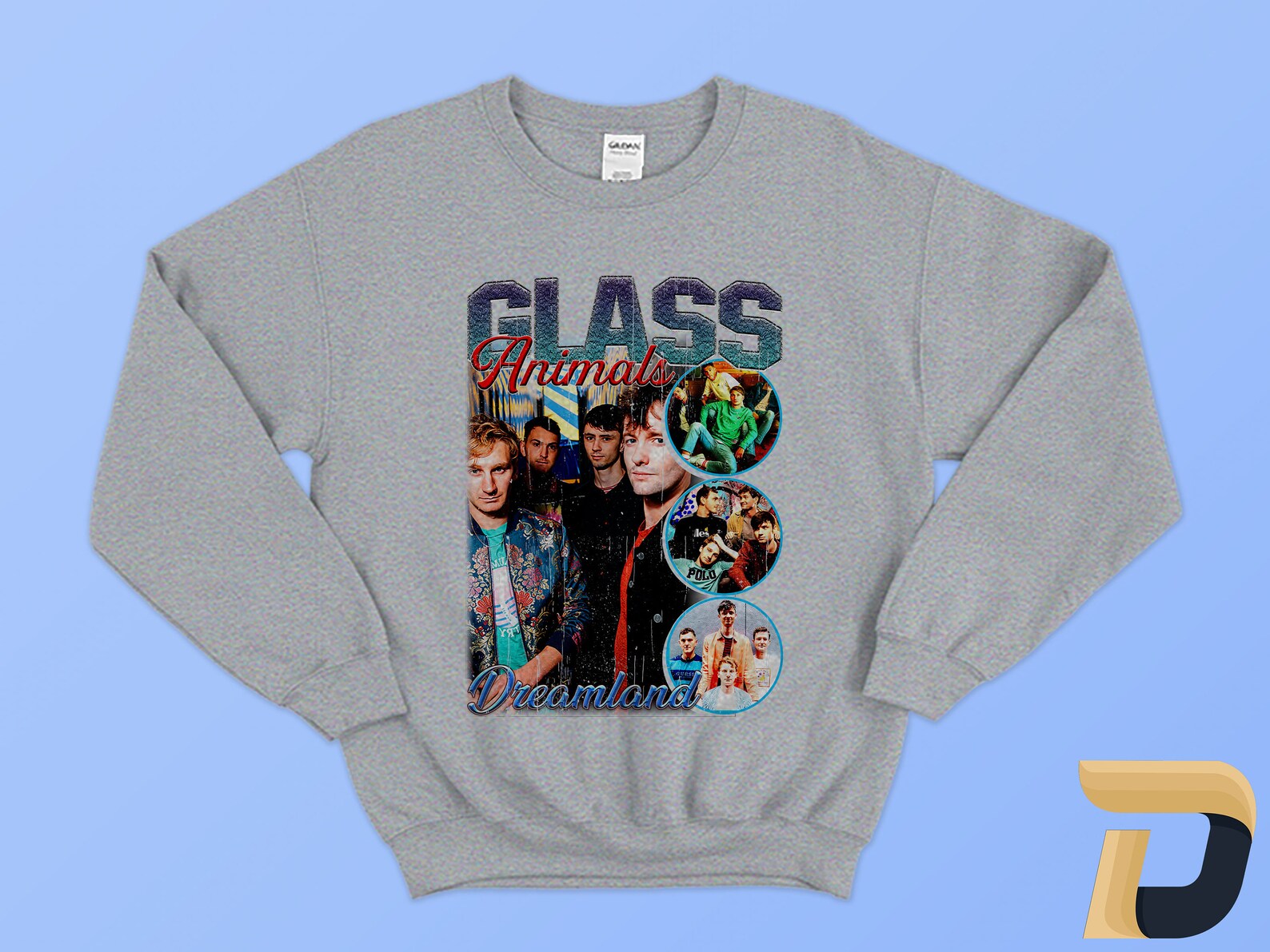 Glass Animals Dreamland Vintage Sweatshirt Glass Animals Etsy