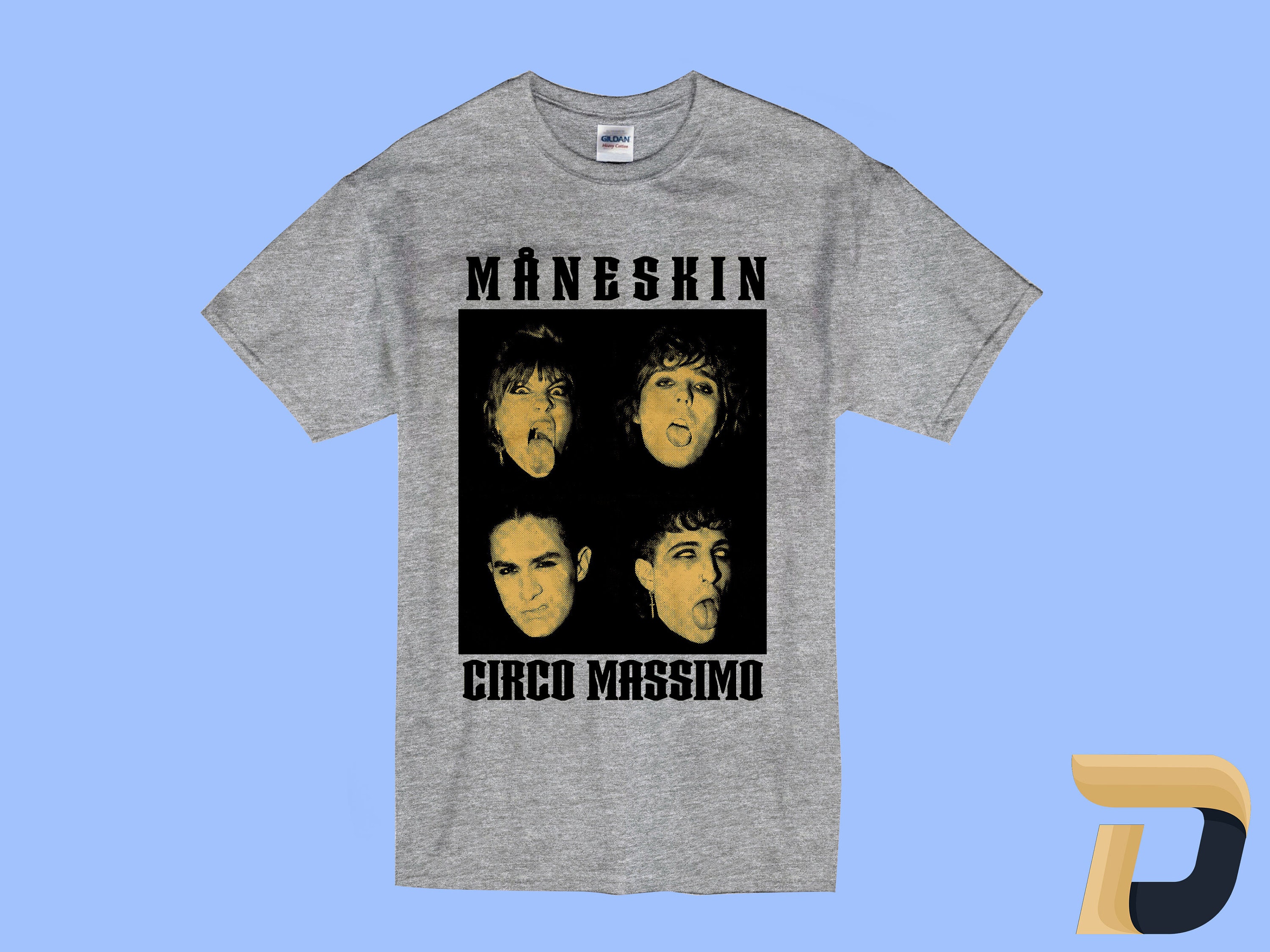 MÃ¥neskin 2022 Tour T-Shirt Maneskin Shirt Rock Music Shirt | Etsy