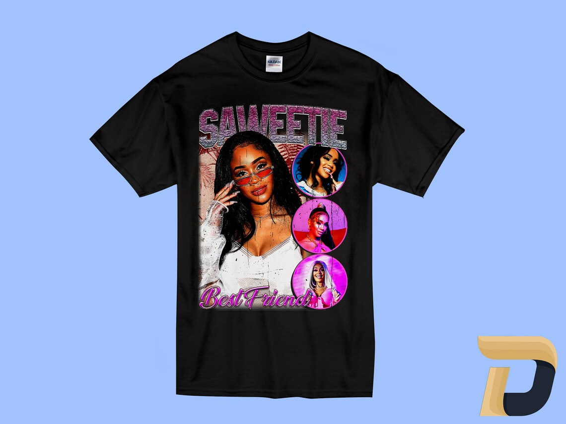 Saweetie Vintage T-Shirt Saweetie Shirt Rap Hip Hop Music | Etsy