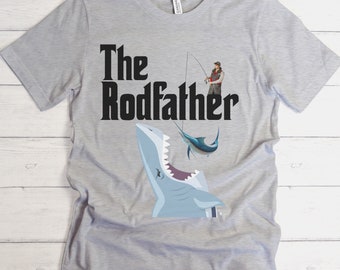 La camisa de rodfather, papá regalo de pesca, regalo de novio, regalos de pesca para los hombres, Día del Padre, camisas de pesca, camisas de pescador, camisetas