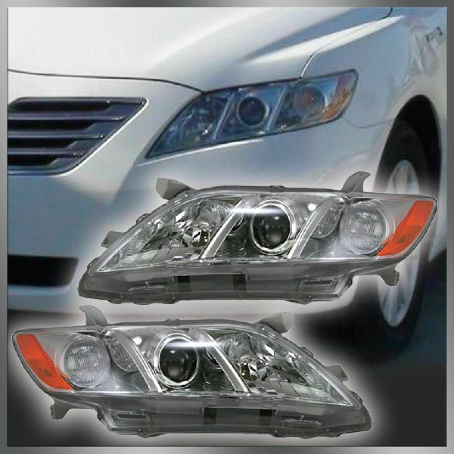 New Headlight Set For 2007 2008 2009 Toyota Camry Left and Etsy