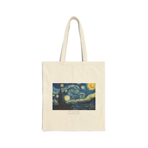 Van Gogh Starry Night Cotton Tote Bag