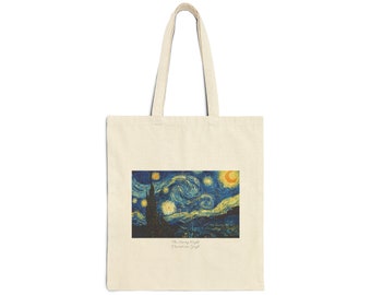 Van Gogh Starry Night Cotton Tote Bag