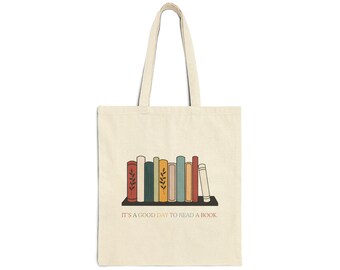 Book Library Cotton Tote Bag