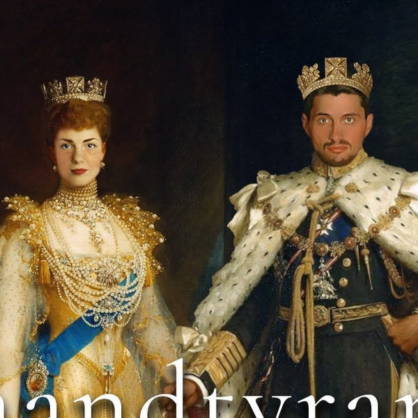 Custom Personalized Historical Portrait | Royal Couples Wedding, Engagement, Bridgerton, Queen, Princess, King, Prince | Digital File