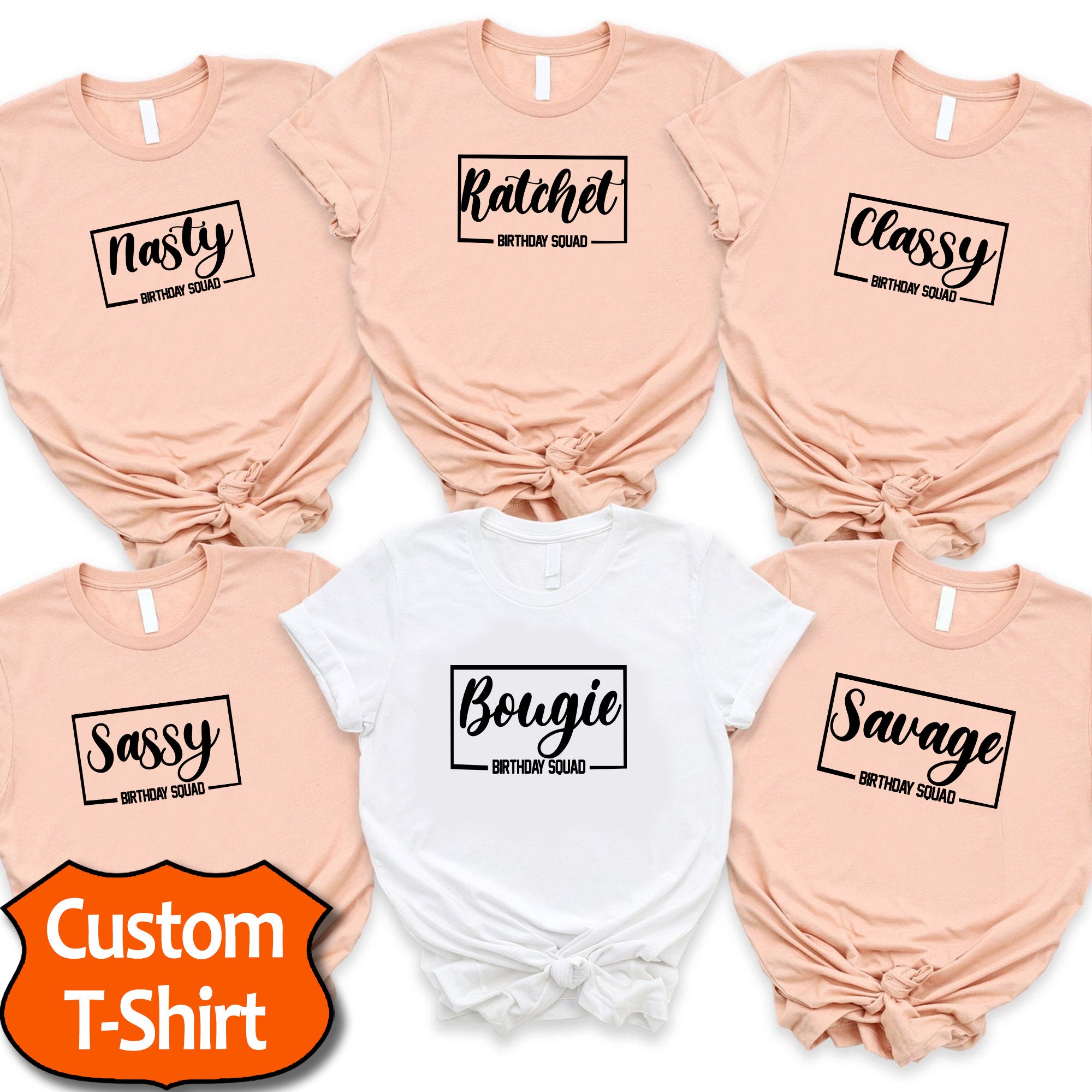 Funny Birthday Squad ShirtsMatching Family ShirtsGroup Party Etsy