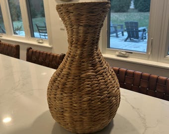 Jarrón de algas marinas naturales a gran escala