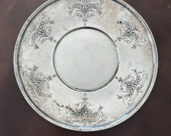 Plato de plata vintage de Rodgers
