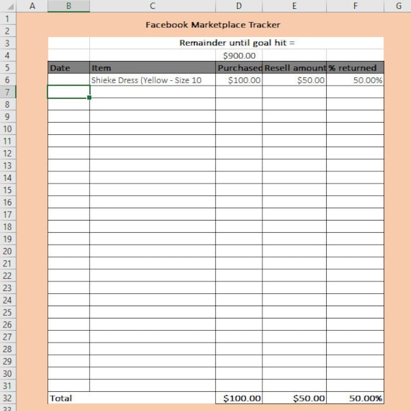 Barefoot Investor - MOJO tracker template