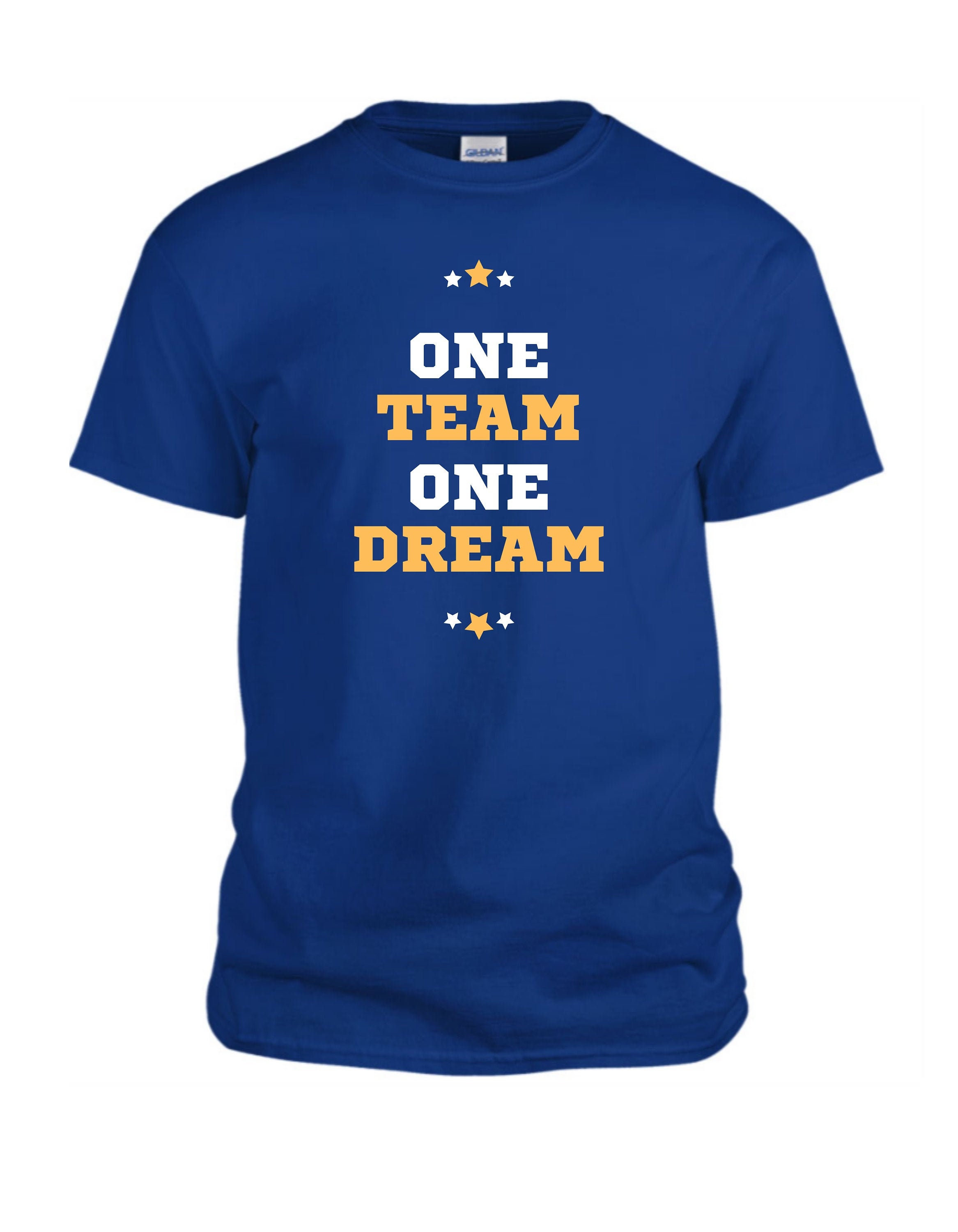One Team One Dream Unisex Custom Made Adult Sport T-Shirt | Etsy