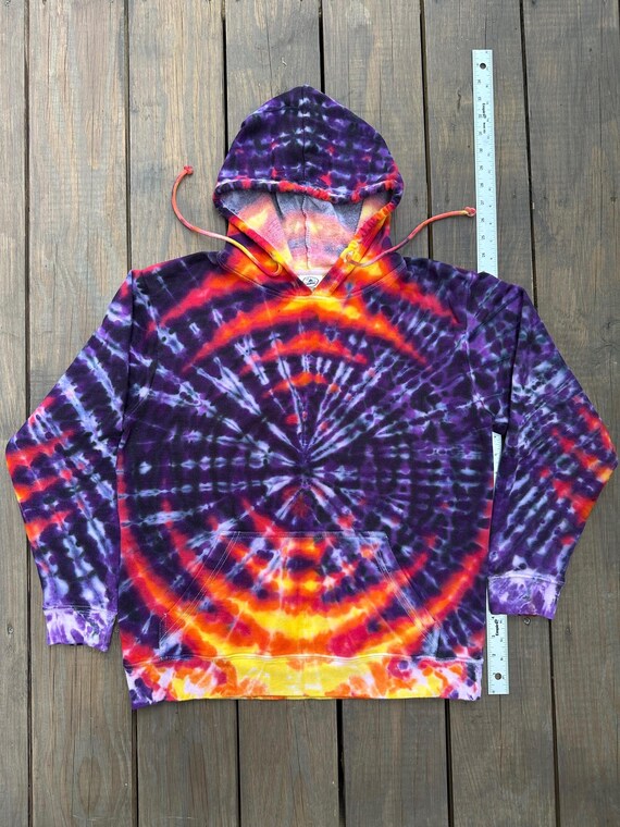 Women's Tie Dye Hoodie, Sunet Wig Wag Sweatshirt - Etsy