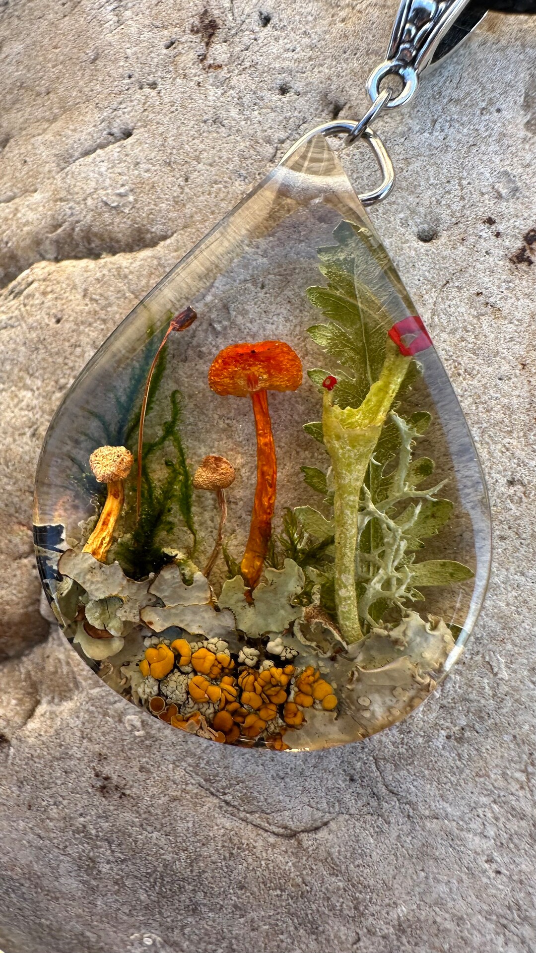 LIKIN’ LICHEN GROUP OF GREEN NECKLACES main image 1