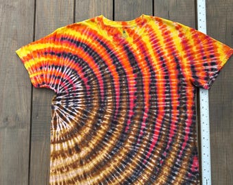 Tie Dye T-Shirt, Earth & Fire Wig Wag