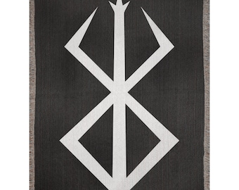 Berzerk Brand Of Sacrifice Woven Blanket