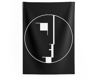 BAUHAUS logo Tapestry
