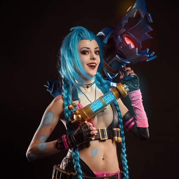 Jinx (inspiré de League of Legends) DinA4 Cosplay Print