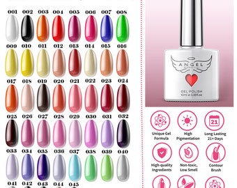 Gel Nail Polish, 91 Pcs Colors, 10 ml, Base Coat, Top Coat, Matte Top Coat, Long Lasting, Cruelty Free, 9 Free, Best Gift for Her