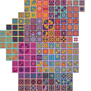 Palestine Tatreez squares