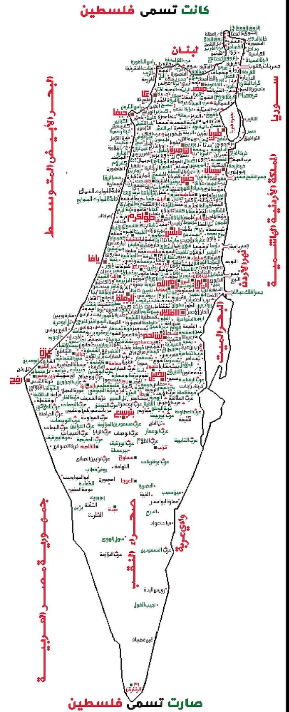 Buy 3meter Palestinian MAP Online in India 